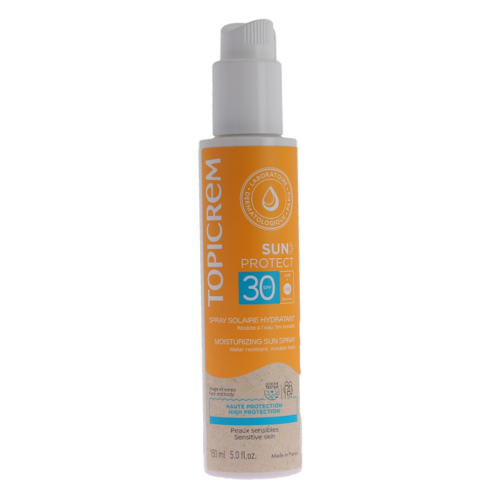 Sonnenschutz-Hydratisierungsspray SPF30 Topicrem - Spray mit 150 ml