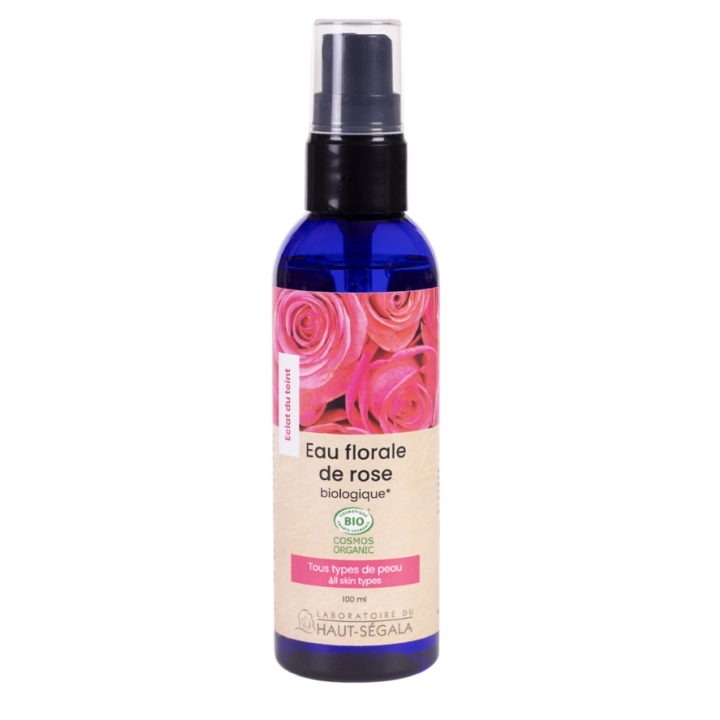 Bio-Rosenblütenwasser Haut-Ségala - Spray mit 100 ml