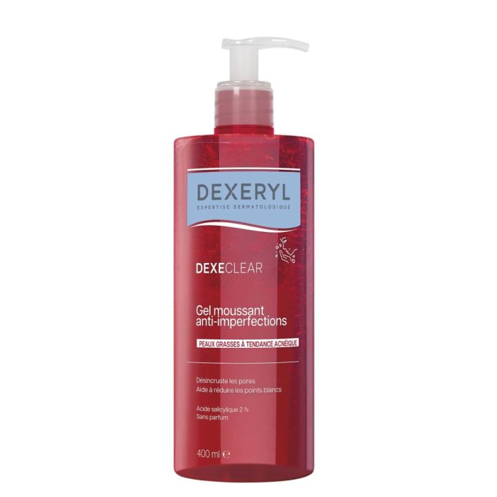 Dexeclear Schaumgel gegen Unreinheiten Dexeryl - Pumpflasche mit 400ml