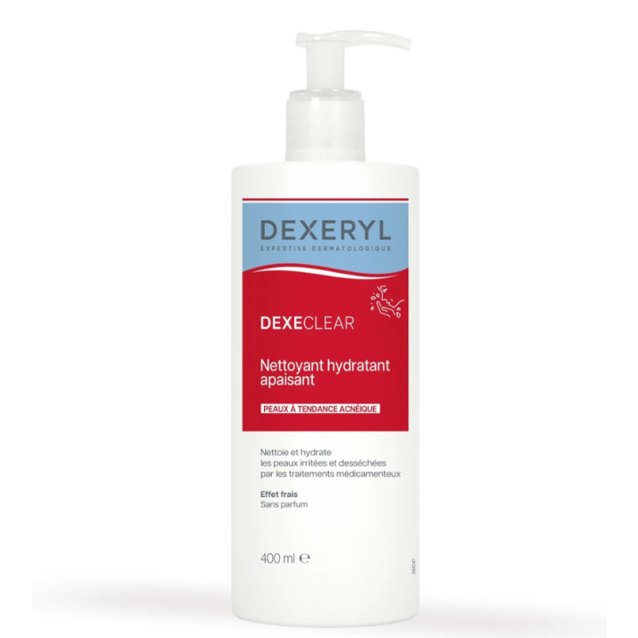 Dexeryl Dexeclear reinigende, feuchtigkeitsspendende und beruhigende Lotion - Pumpflasche mit 400ml