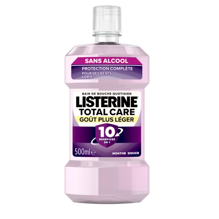 Mundspülung Total Care sanfte Minze Listerine - Flasche 500 ml