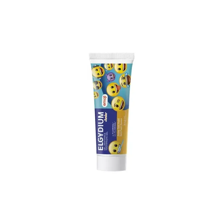 Emoji Zahnpasta tutti frutti 7/12 Jahre Elgydium Junior - Tube mit 50ml