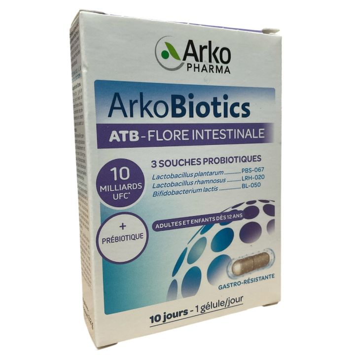 Arkobiotics atb Darmflora Arkopharma - Packung mit 10 Kapseln