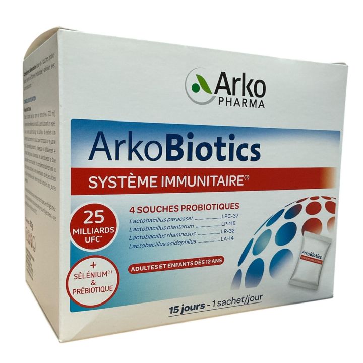 Arkobiotics Immunsystem Arko Pharma - Packung mit 15 Beuteln