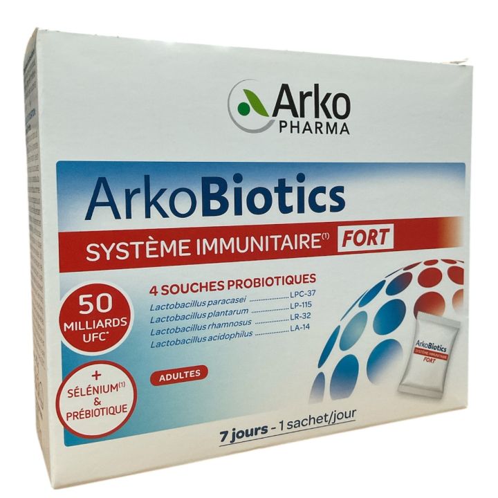 Arkobiotics starkes Immunsystem Arko Pharma - Packung mit 7 Beuteln