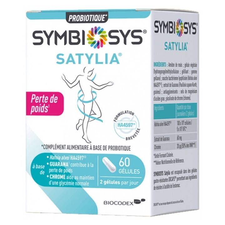 Symbiosis Satylia Chrome und Zink Biocodex - Packung mit 60 Kapseln