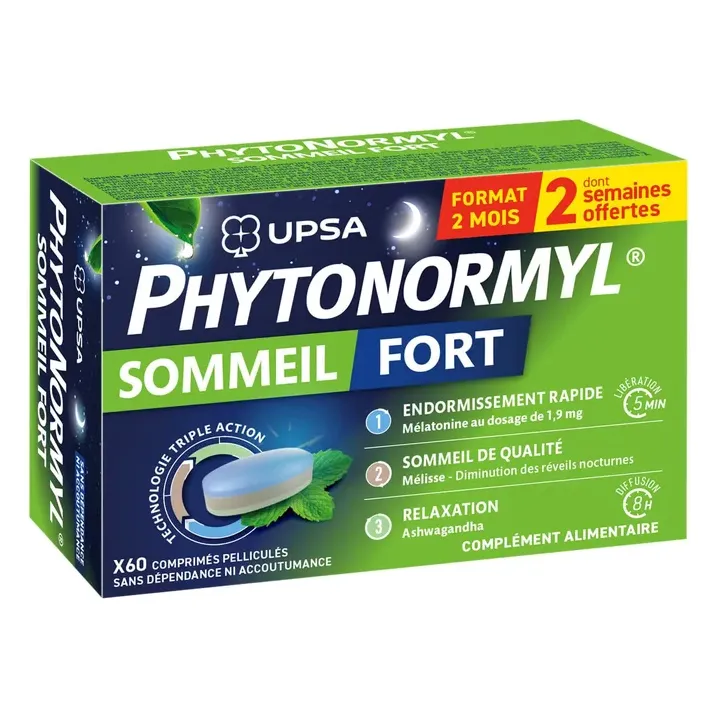 Phytonormyl Schlaf stark Upsa - Packung mit 60 Tabletten