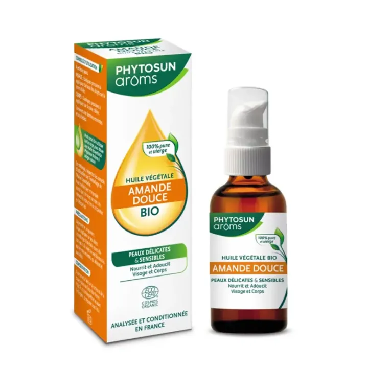 BIO Süßmandelöl Phytosun Arôms - Pumpflasche 50 ml