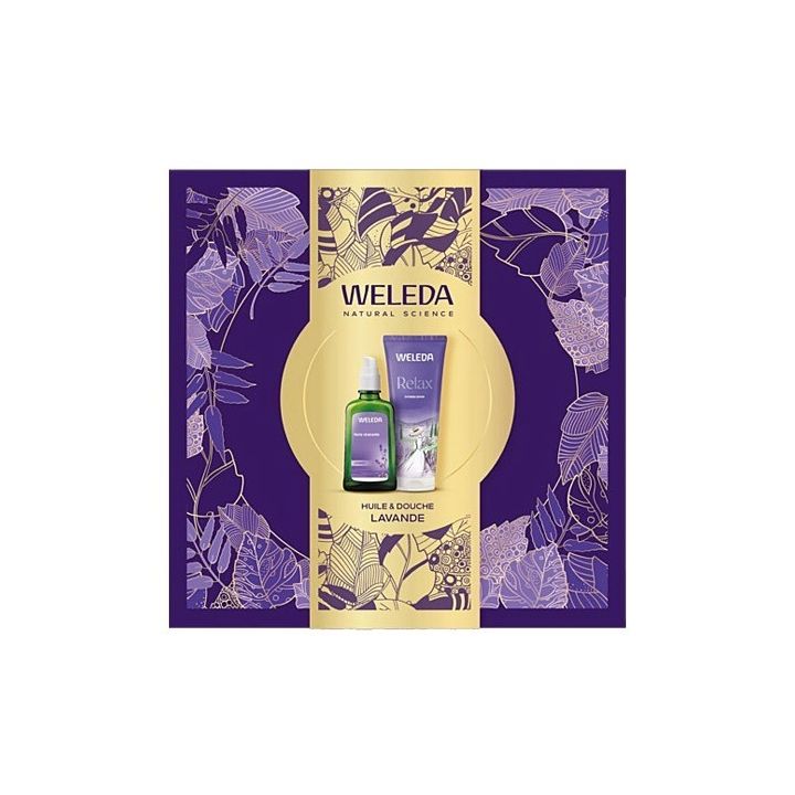 Geschenkset mit Lavendelöl und Duschgel von Weleda - Set mit 2 Produkten