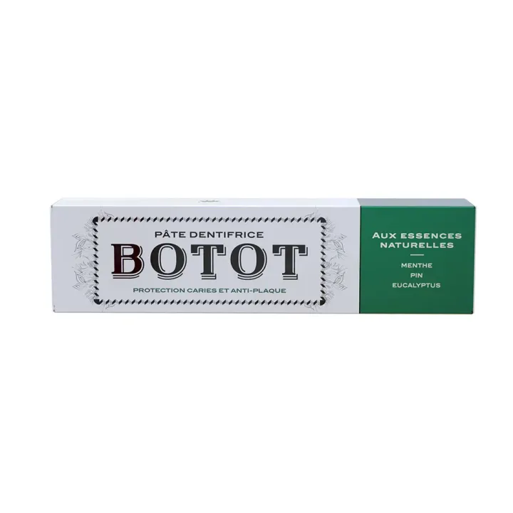 Zahnpasta Minze Kiefer Eukalyptus Botot - Tube mit 75 ml