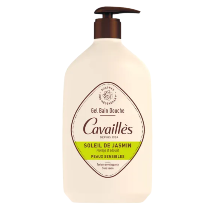 Duschgel Sonnen-Jasmin Rogé Cavaillès - Pumpflasche 1L