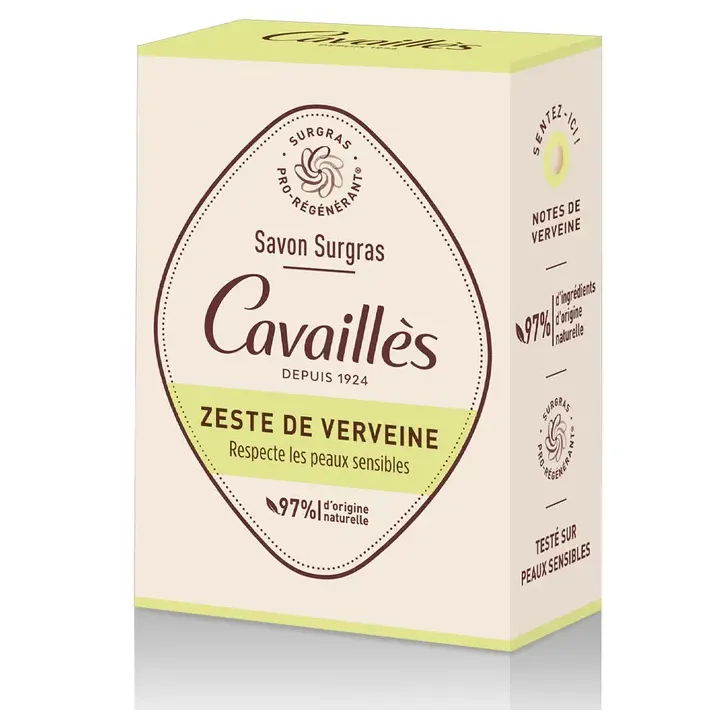 Überfettete Seife mit Eisenkraut-Duft Rogé Cavaillès - 100g Stück