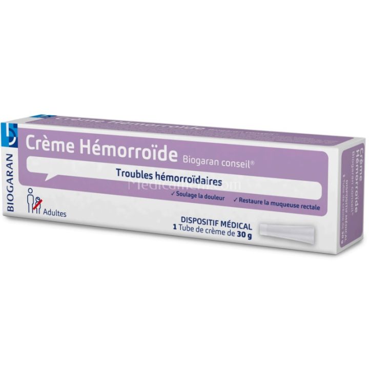 Hämorrhoidencreme Biogaran - Tube mit 30 g