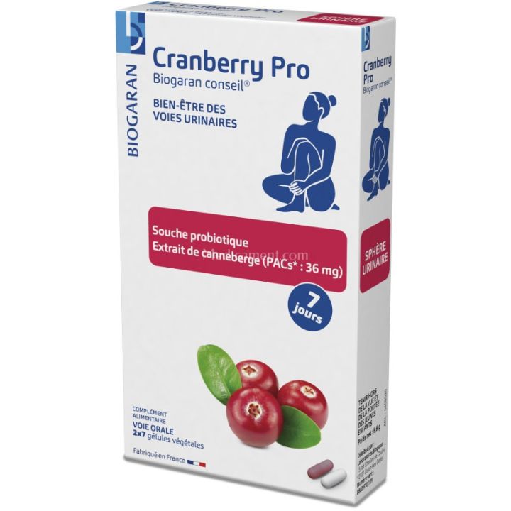 Cranberry Pro Biogaran - Packung mit 14 Kapseln