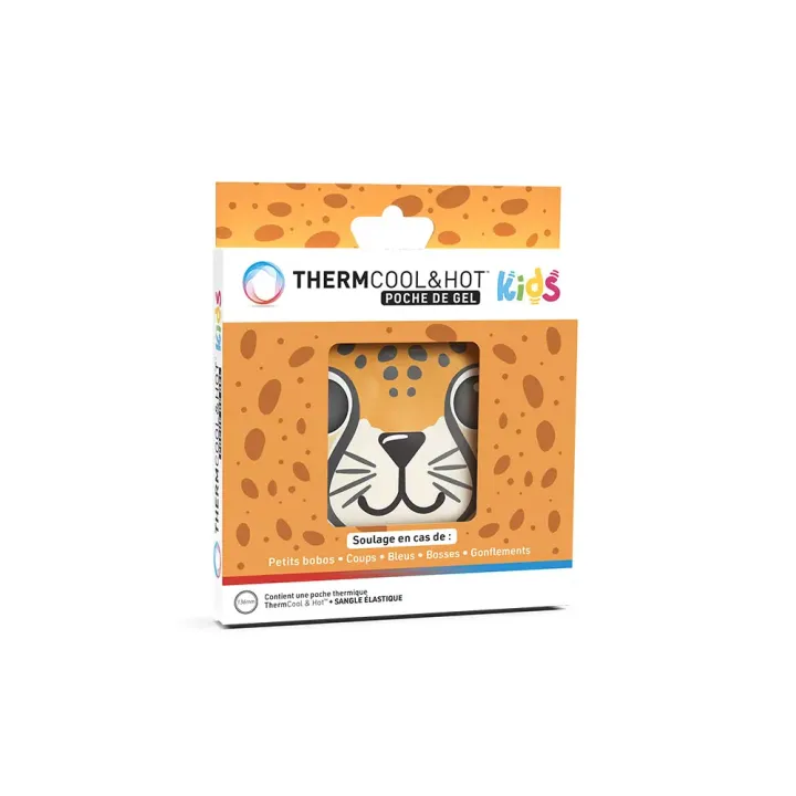 Therm cool & hot Gelbeutel Kinder Leopard Bausch&Lomb - ein Beutel von 136mm