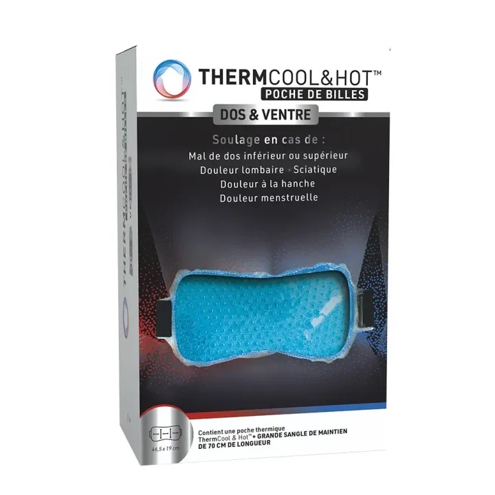 Thermocool&hot Kühl- und Wärmepackung Rücken und Bauch Bausch Lendenwirbel - Kühl- und Wärmepackung 46,5x19cm