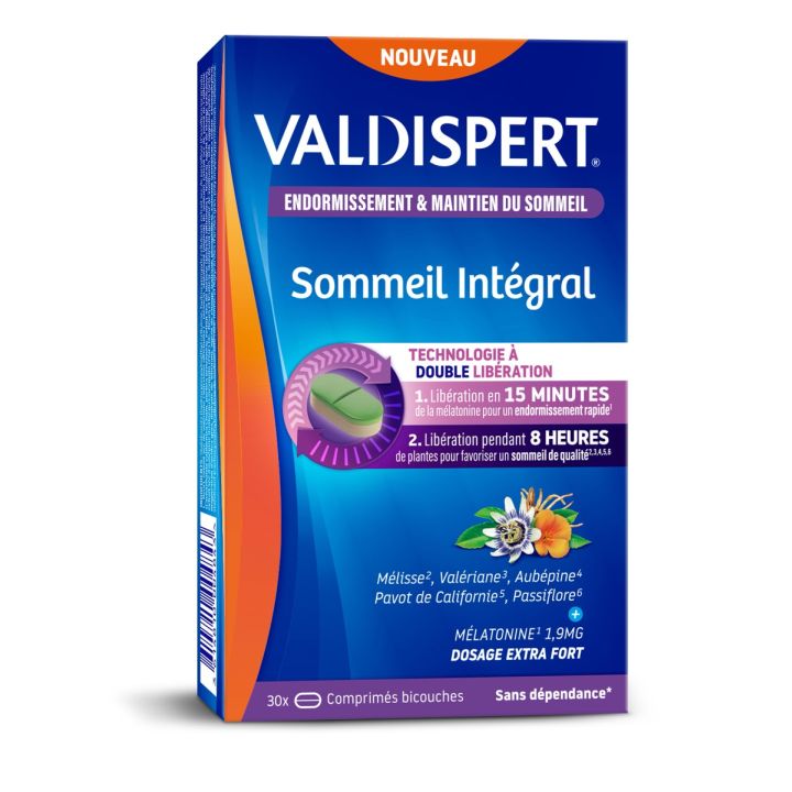 Vollschlaf Valdispert - Packung mit 30 Tabletten