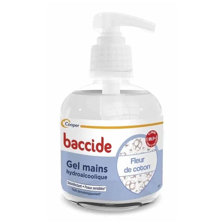 Baccide Baumwollblüten-Hydroalkohol-Gel - Pumpflasche 300 ml