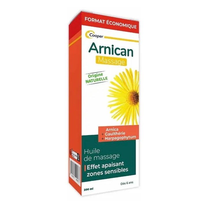 Arnican Massageöl Cooper - Flasche mit 200 ml