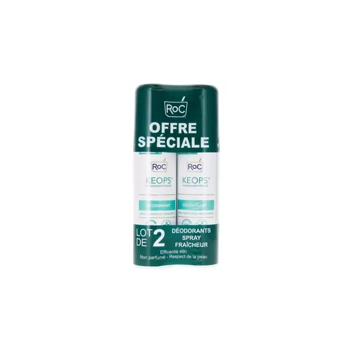 Keops Deodorant Spray Frische Roc - 2x100 ml Packung