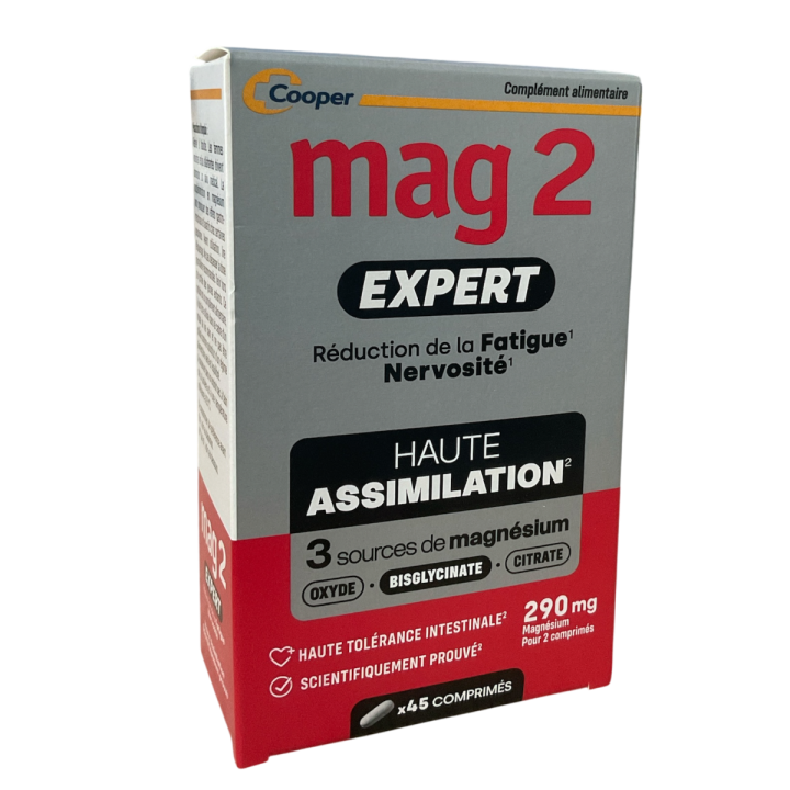 Mag 2 expert Cooper - boite de 45 comprimés
