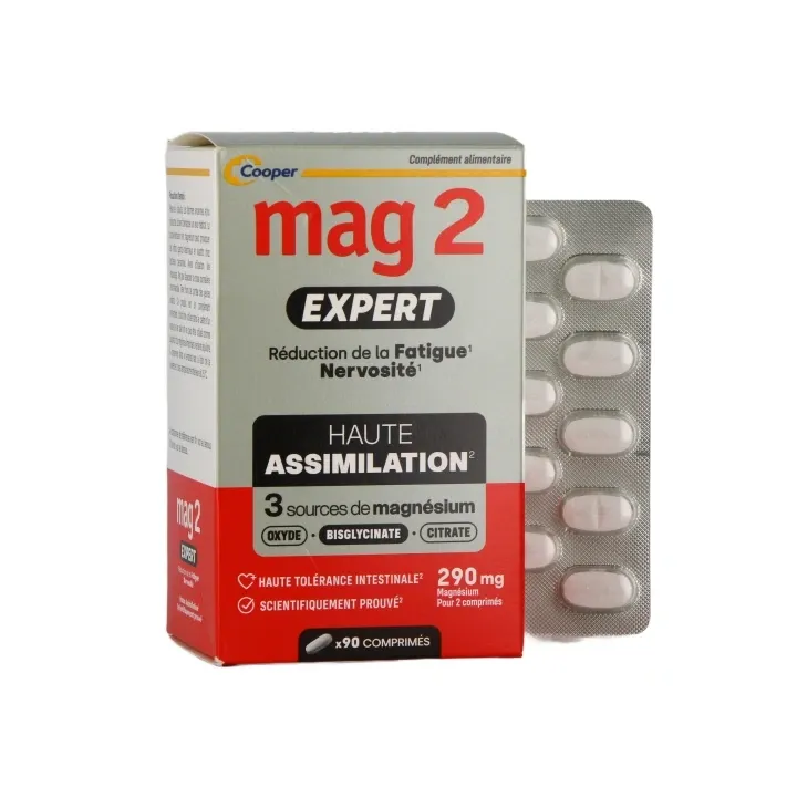 Mag 2 expert Cooper - boite de 90 comprimés