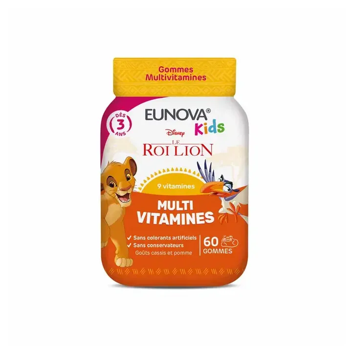 Eunova Kids Multivitamine EG Labo - Dose de 60 Gummis