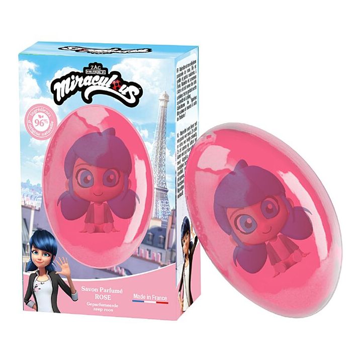 Festseife Rose Figur Marinette Le Comptoir du Bain x Miraculous - 75g Stück
