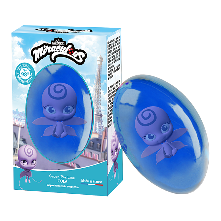 Festseife Cola Figur Nooroo Le Comptoir du Bain x Miraculous - 75g Stück