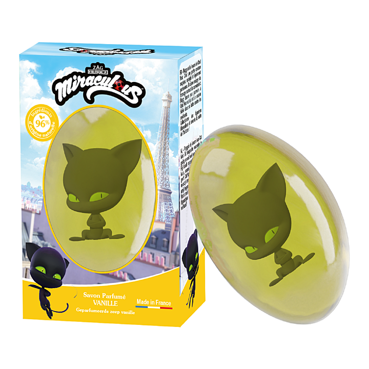 Festseife Vanille Figur Plagg Le Comptoir du Bain x Miraculous - 75g Stück