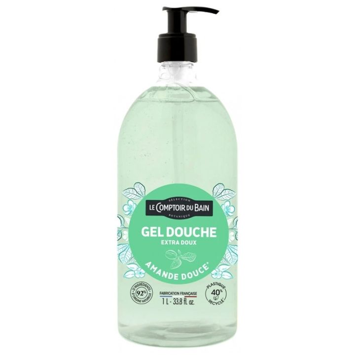 Duschgel Süße Mandel Le Comptoir du Bain - Pumpflasche 1L