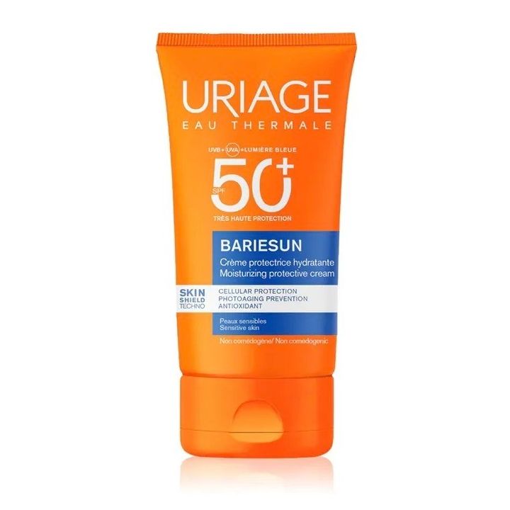 Bariésun Feuchtigkeitscreme sehr hoher Schutz SPF50+ ohne Duft Uriage - Tube mit 50 ml