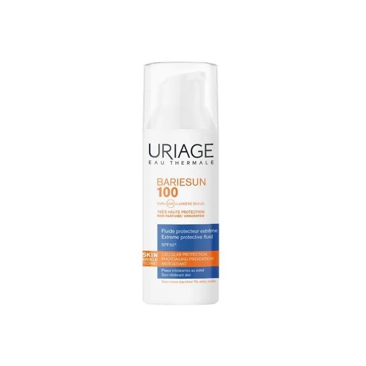 Bariésun 100 Extrem schützende Fluid SPF 50+ Uriage - Pumpflasche mit 50 ml