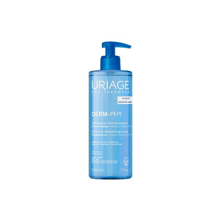 Dermatologisches überfettendes Gel Uriage - Pumpflasche 500 ml