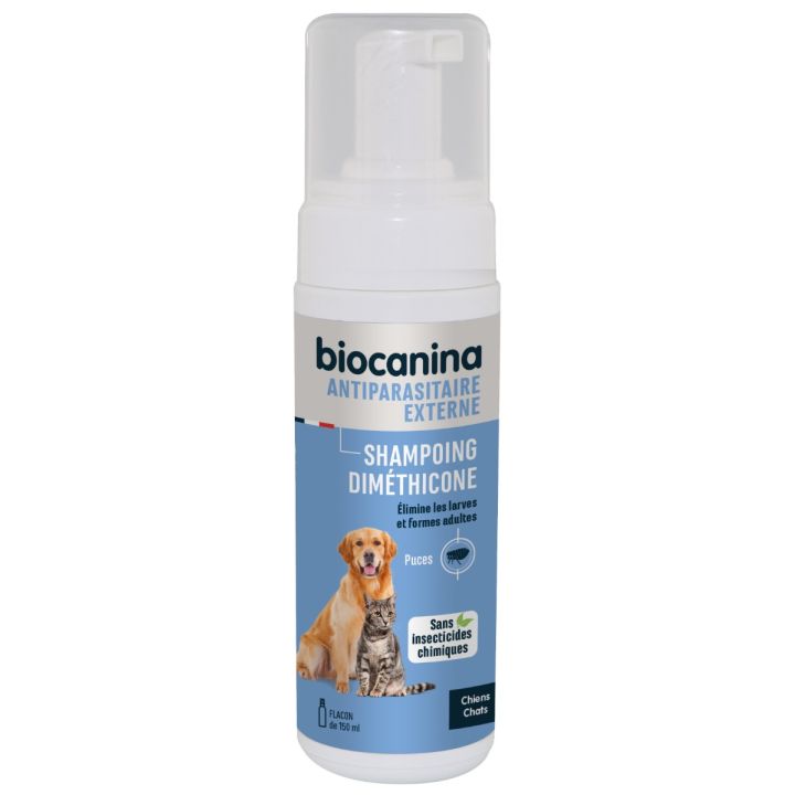 Biocanina Schaumshampoo ohne Ausspülen - Flasche mit 150 ml