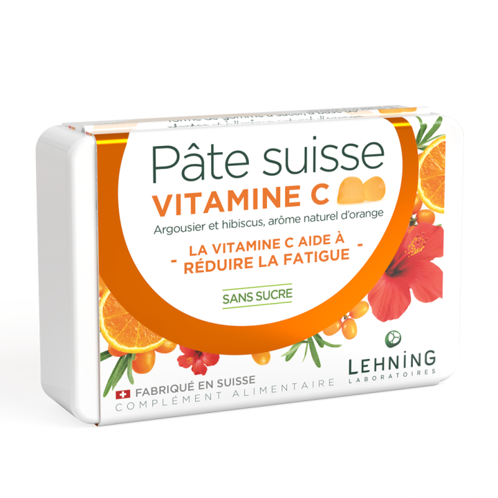 Schweizer Paste Vitamin C Lehning - Dose mit 40 Gummis