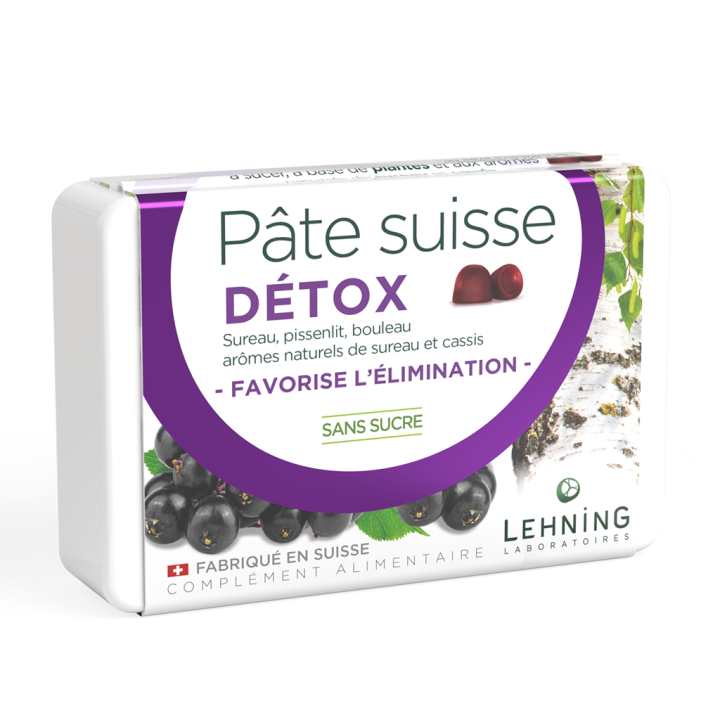 Schweizer Detox-Paste Lehning - Dose mit 40 Gummis