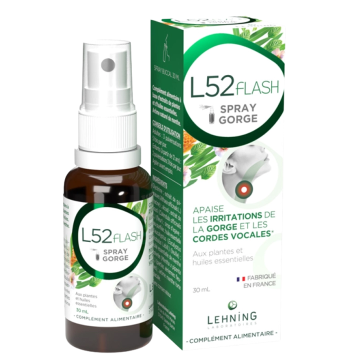 L52 Flash Spray Hals Lehning - Spray von 30 ml