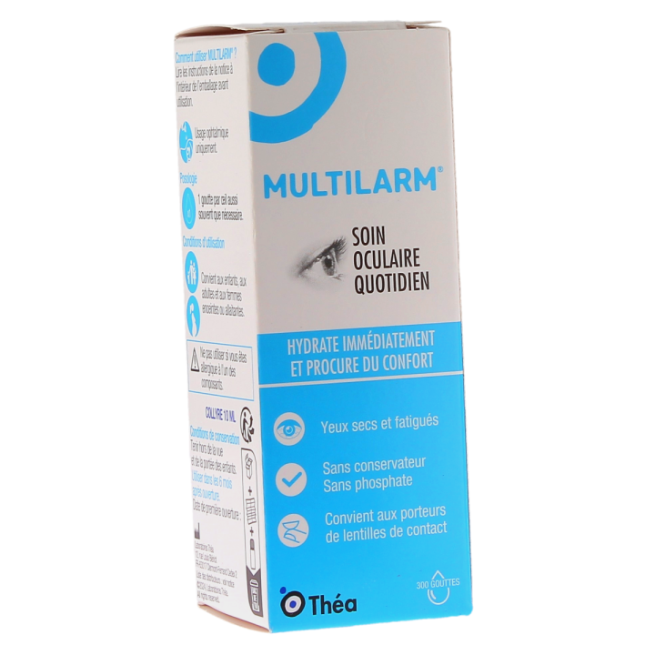 Multilarm Augentropfen tägliche Augenpflege Théa - Flasche mit 10 ml