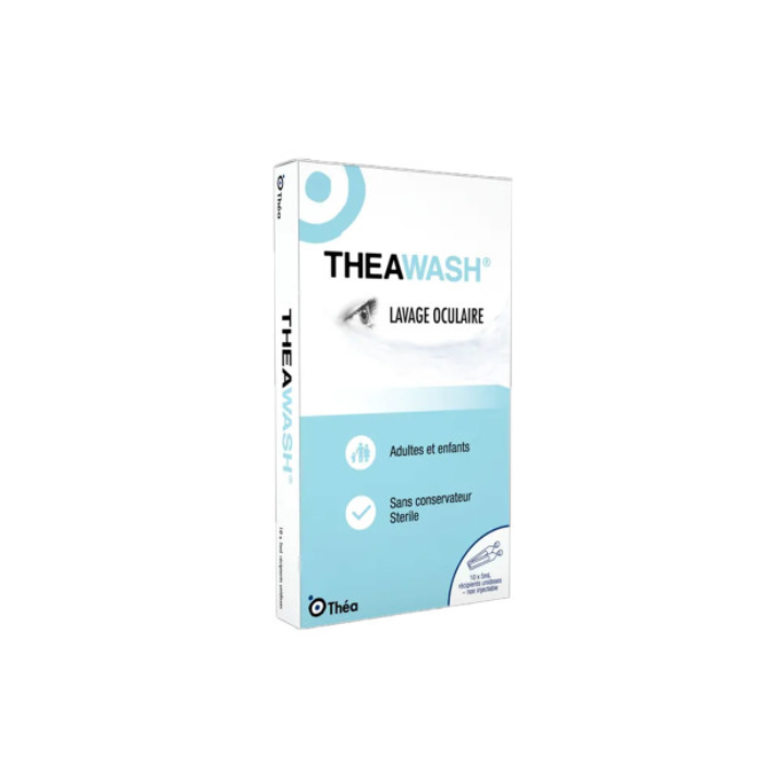 Theaphy Augenhygiene Théa - Packung mit 10 Einzeldosen à 5 ml