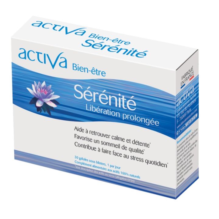 Wohlbefinden Serenity Activa - Packung mit 30 Kapseln