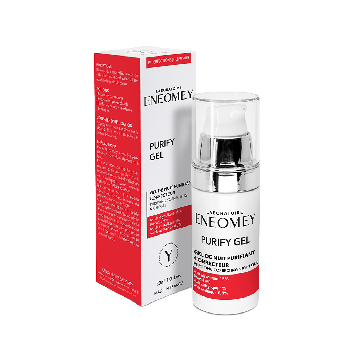 Purify Gel Nachtgel reinigend korrigierend Eneomey - Pumpflasche 30ml