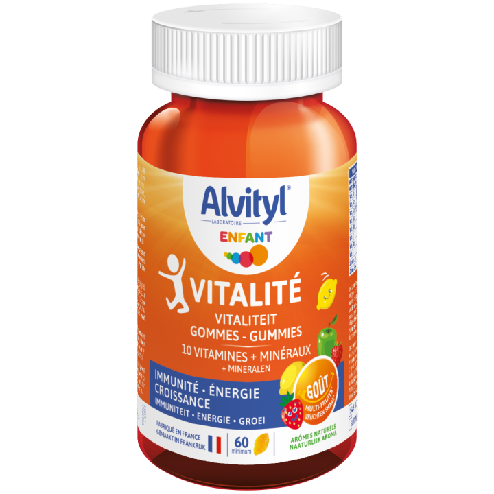 Alvityl Vitalität 10 Vitamine - Packung mit 60 Gummis