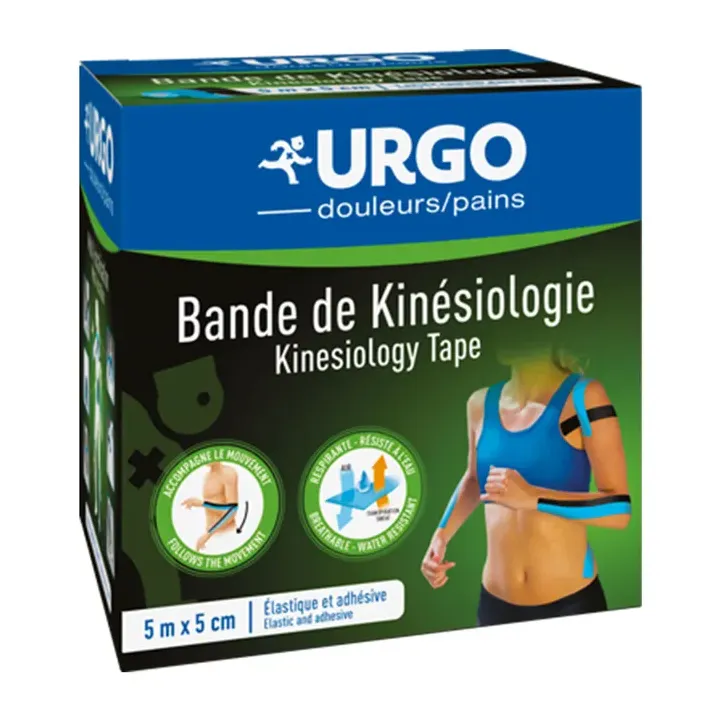 Urgo Kinesiology Tape Blau - Band von 5mx5cm