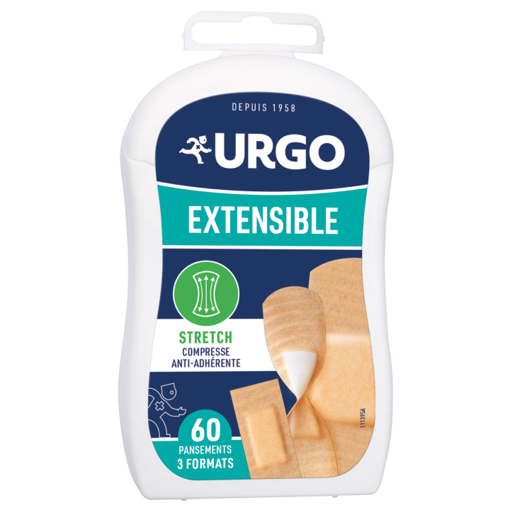 Dehnbare Urgo-Pflaster - 60 Pflaster