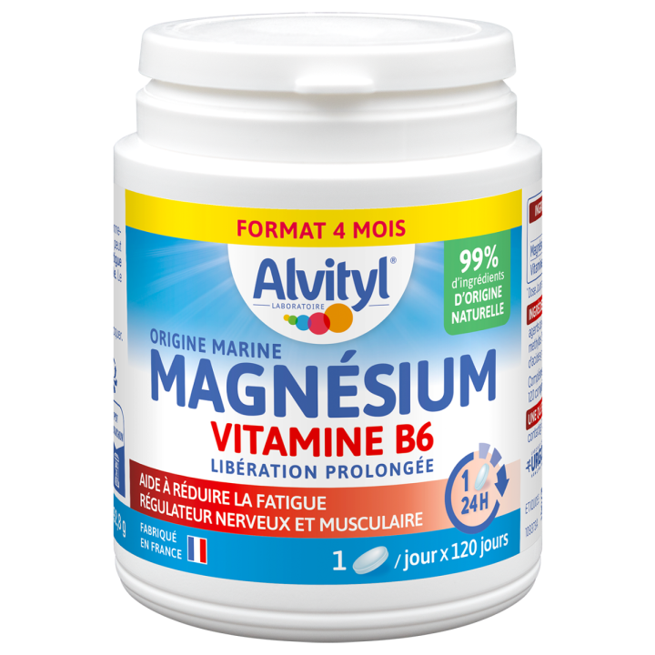 Magnesium Vitamin B6 Alvityl - Dose von 120 Tabletten