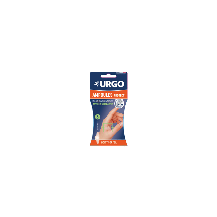 Blasenpflaster für Finger und Zehen, kleine Größe Urgo - 6 hydrokolloide Pflaster