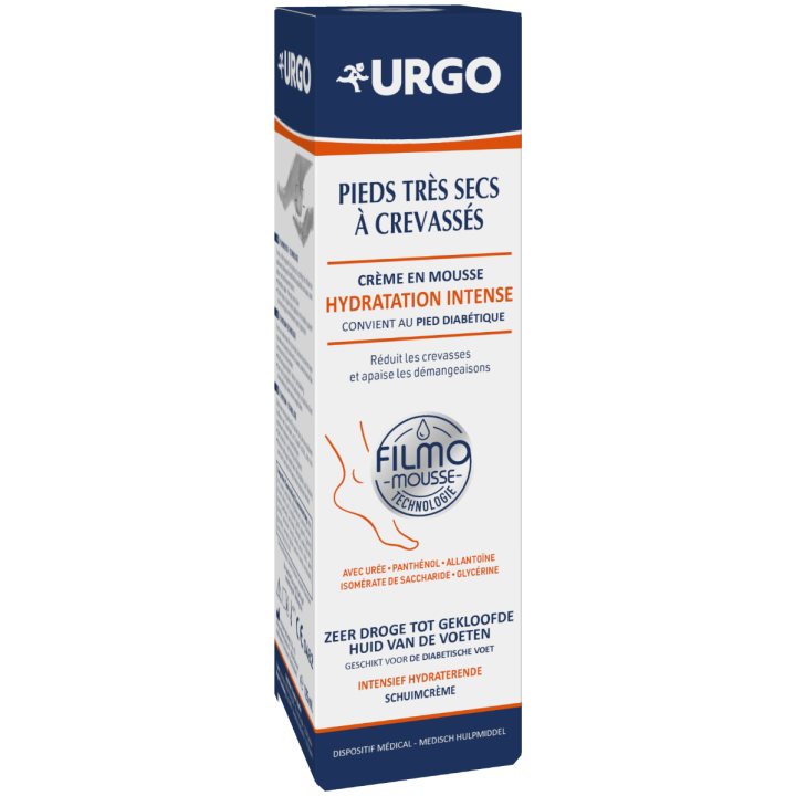 Intensive Feuchtigkeitscreme für sehr trockene Füße Urgo - Flasche mit 125 ml