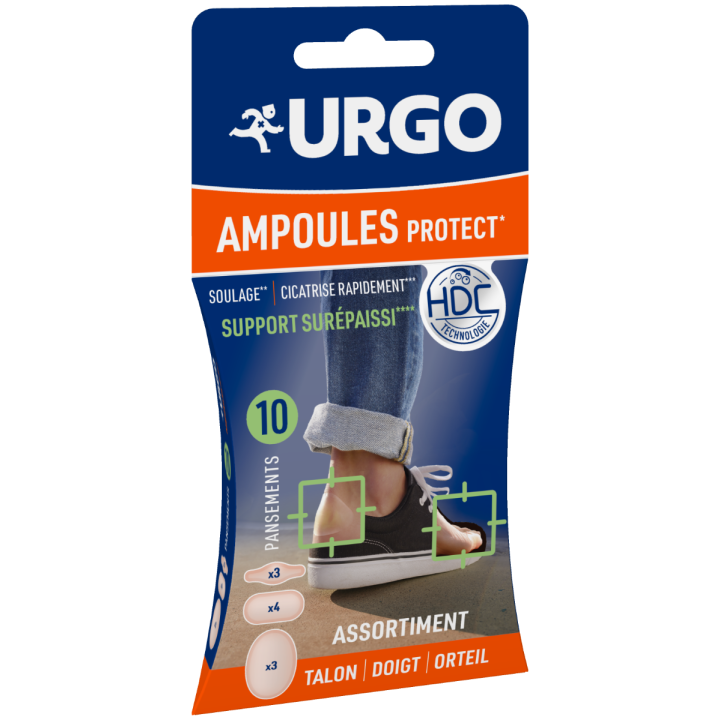 Schutzpflaster Urgo in 3 Formaten - Packung mit 10 Pflastern