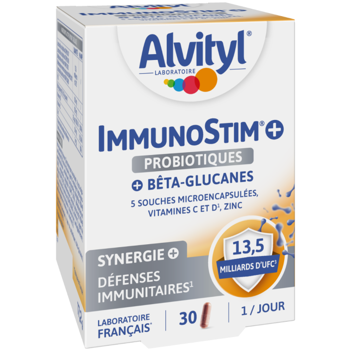 ImmunoStim Probiotika Alvityl - Packung mit 30 Kapseln